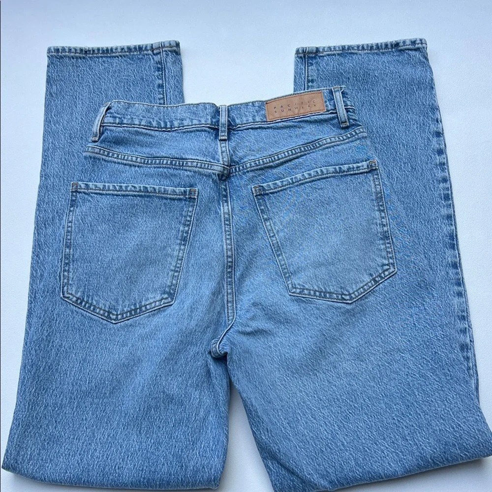 PacSun Stretch Dad Jeans casual straight leg school work everyday‎ essential 26 - Picture 11 of 13